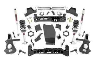 GMC Sierra 1500 Suspension Lift Kit - Rough Country - 7 Inch Lift Kit | Alum/Stamp Steel | M1/M1 - '14-'18